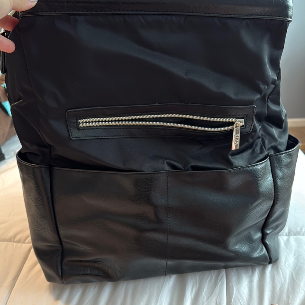 BEIS Black Baby Bag
